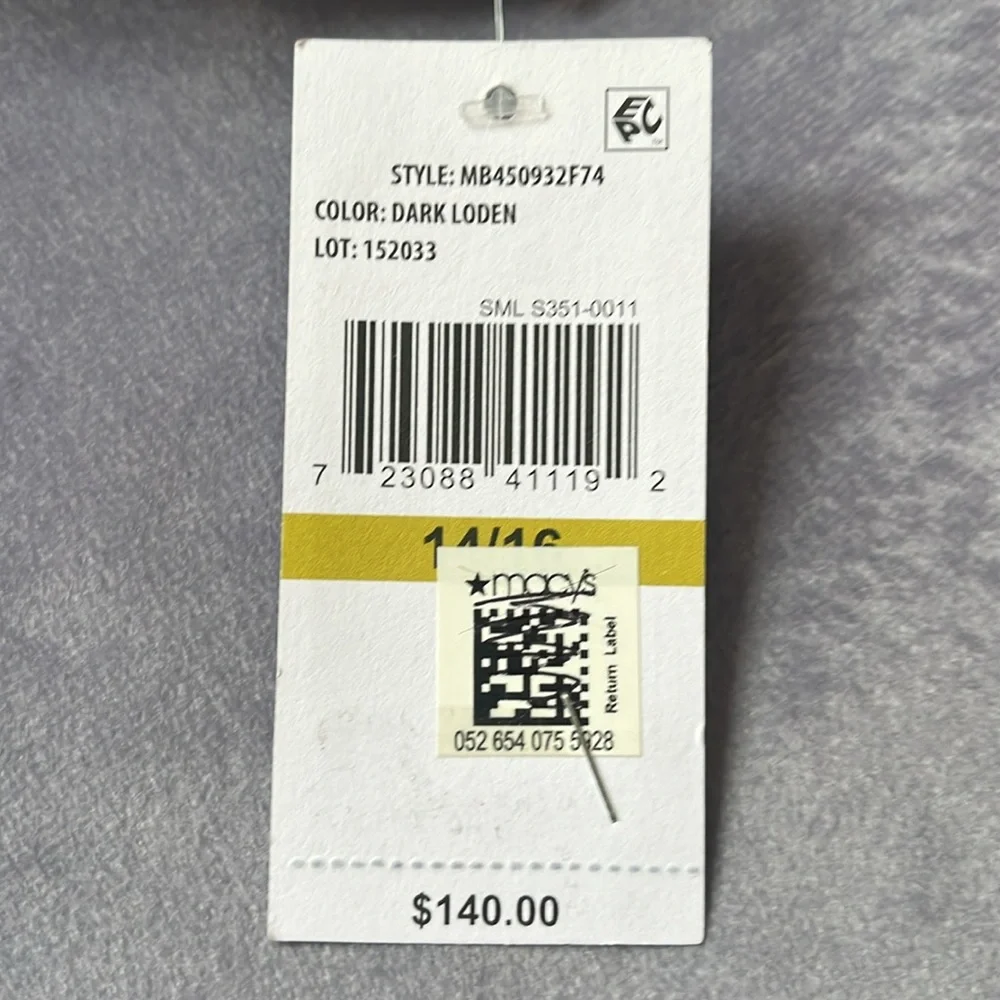 MICHAEL KORS Jacket Size: 14/16 Color:Black & Green NWT - Picture 6 of 7